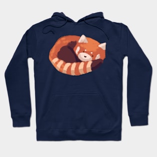 Cute red panda sleeping Hoodie